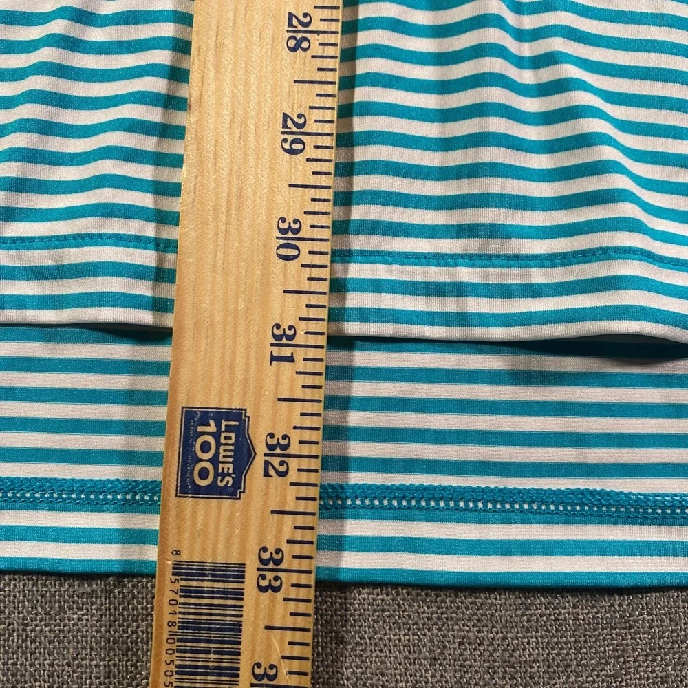 RLX Ralph Lauren Golf Polo Shirt Mens Size XL Blue Striped Performance